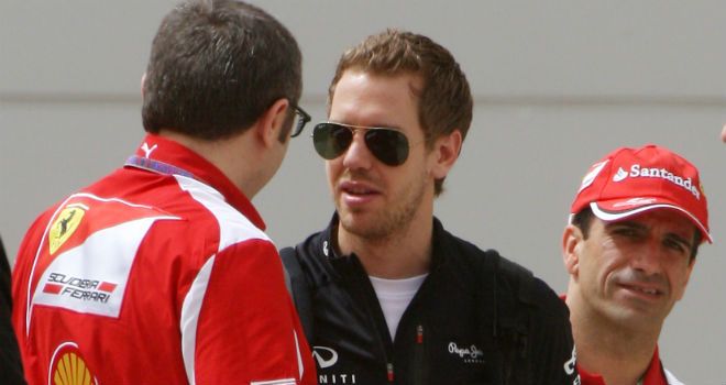 Domenicali says Ferrari aren't - yet - interested in signing Vettel