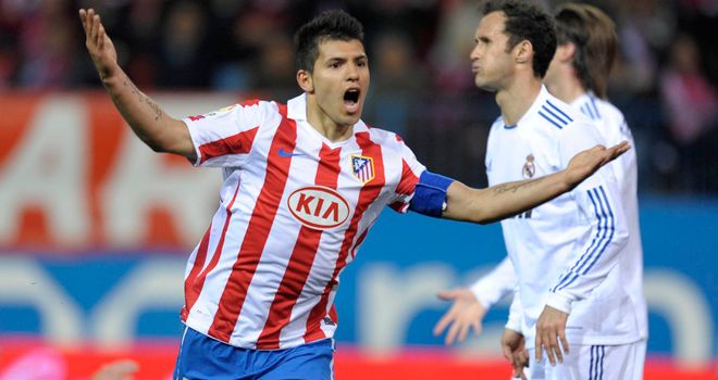 Sergio Aguero: Nets against Real in March 2011 but Atletico still lose 2-1