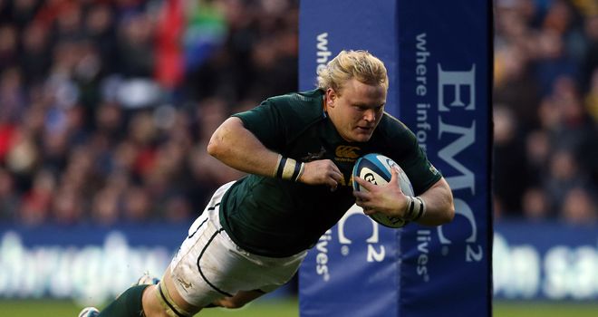 Adrian Strauss: Two tries for South Africa in their 21-10 win over Scotland