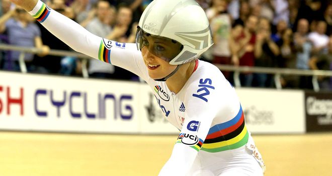 Laura Trott: Claimed another gold medal as he star continues to rise