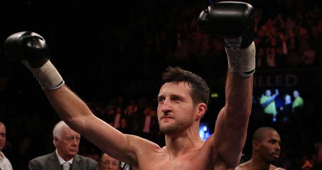 Carl Froch: Nottingham fighter celebrates another successful title defence