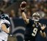 Drew Brees: Threw two touchdown passes for the New Orleans Saints
