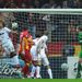 Yilmaz Burak's header Galatasaray a 1-0 lead against United