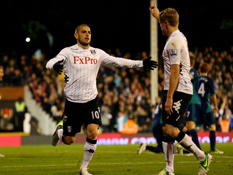 Mladen Petric: Got a kick on his calf