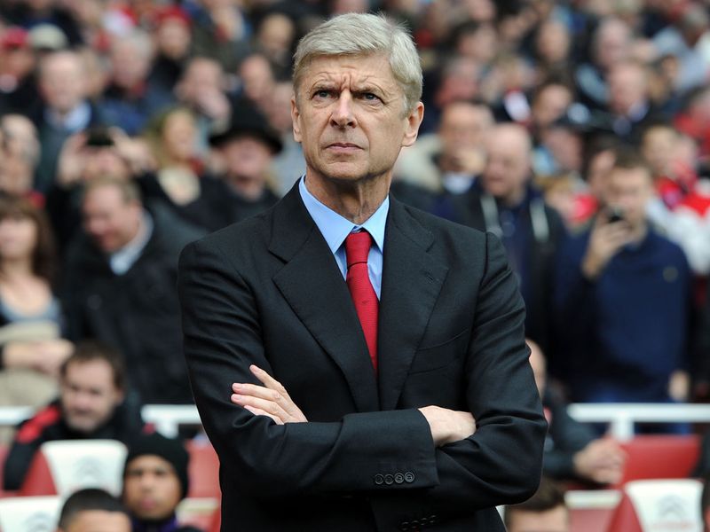 Wenger's smile turns to a frown when Gareth Bale offers some hope for the visitors in the 70th minute.