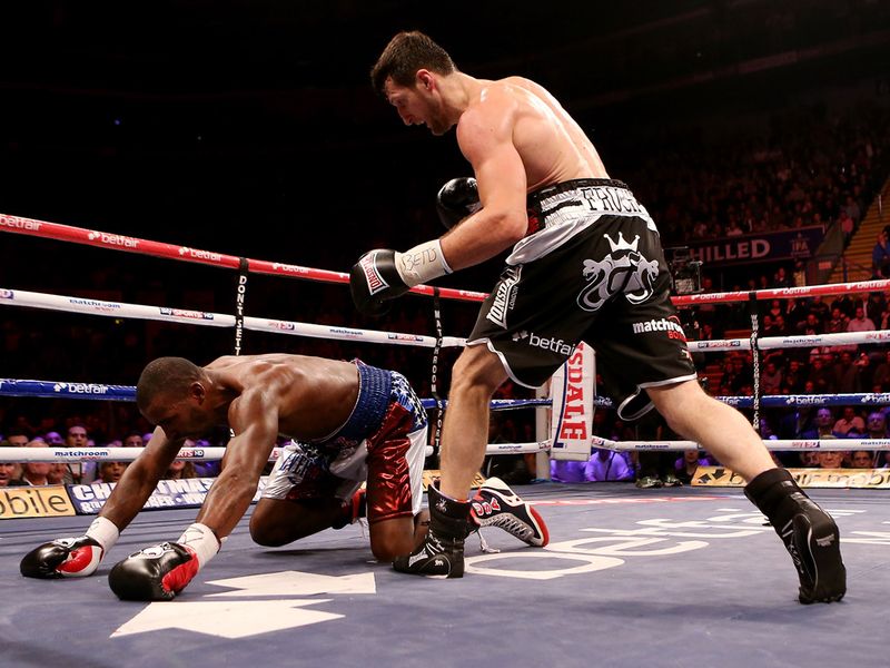 Mack was down in the first - and it was all over when he hit the canvas again in the third