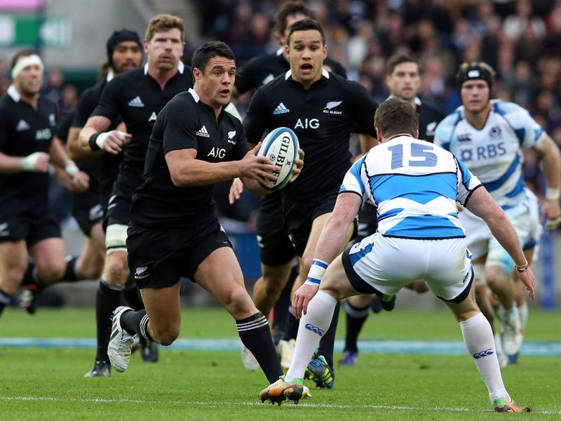 Man of the match display: Dan Carter
