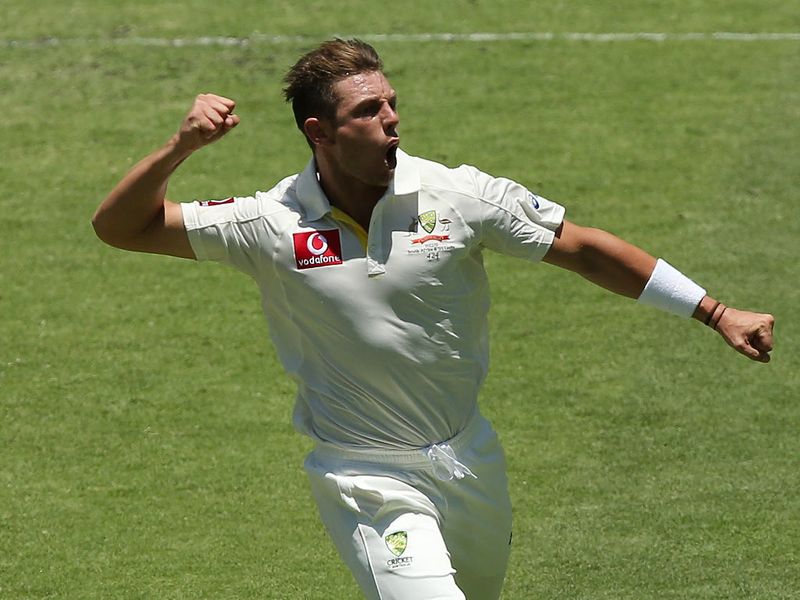 James Pattinson got rid of Alviro Petersen with the score on six.