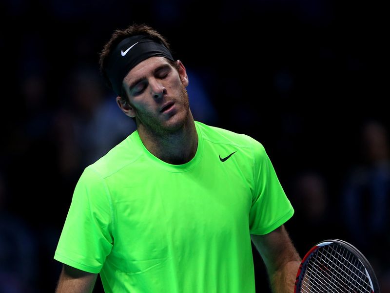 Del Potro's body language suggested he knew the writing was on the walls