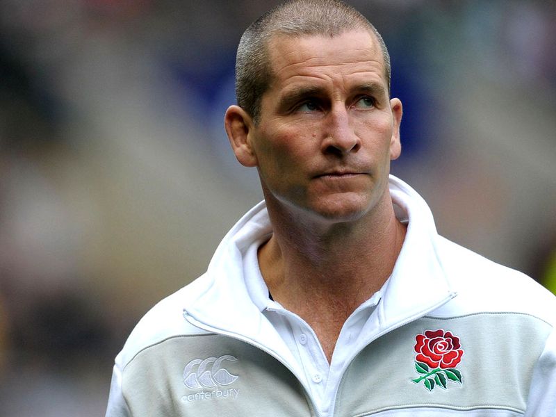Stuart Lancaster looks rueful... with the Springboks and the All Blacks next up