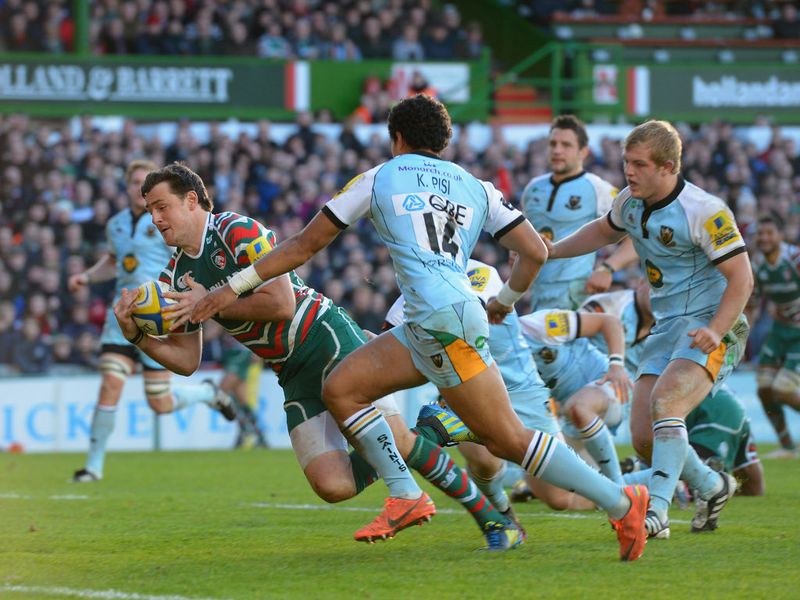 Matt Smith scored the only try of the game as Leicester claimed a narrow win