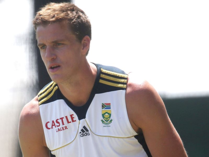 Morne Morkel looked focused as he bowled...
