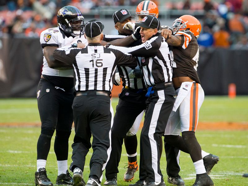 There was plenty of confrontation in the clash between the AFC North rivals