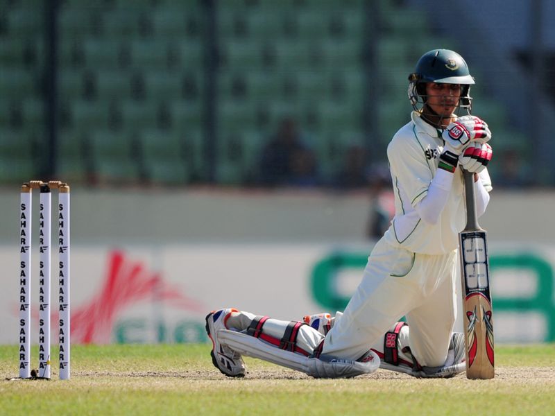Nasir made 96 as Bangladesh were all out for 556, a lead of 29.