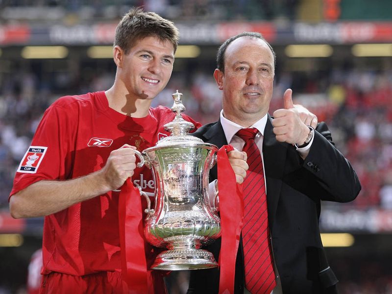 Benitez's reputation continues to rise as he helps guide Liverpool to the 2006 FA Cup, beating West Ham on penalties after drawing 3-3 in normal time.