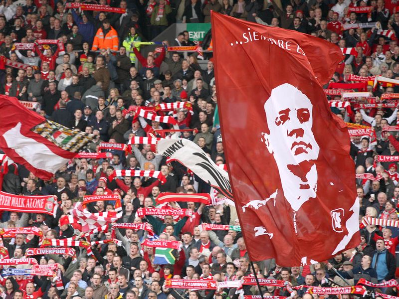 The Kop takes quickly to their Spanish coach, Benitez soon embraced as an honorary Scouser.