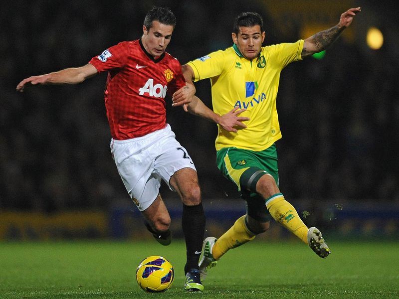 Manchester United travel to Carrow Road in the late kick-off on Saturday.