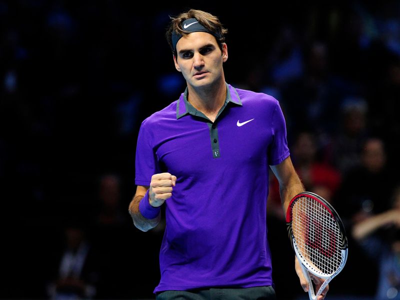 The Swiss maestro makes a fast start by taking the opening set 6-3