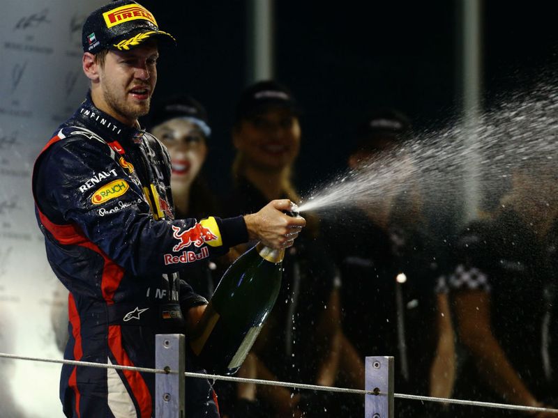 Vettel came from last to third