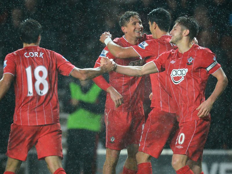Gaston Ramirez scored the second goal as the Saints claimed a 2-0 victory to climb out of the relegation zone