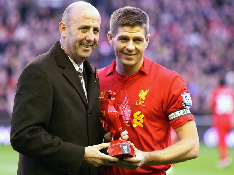 Steven Gerrard made his 600th Liverpool appearance