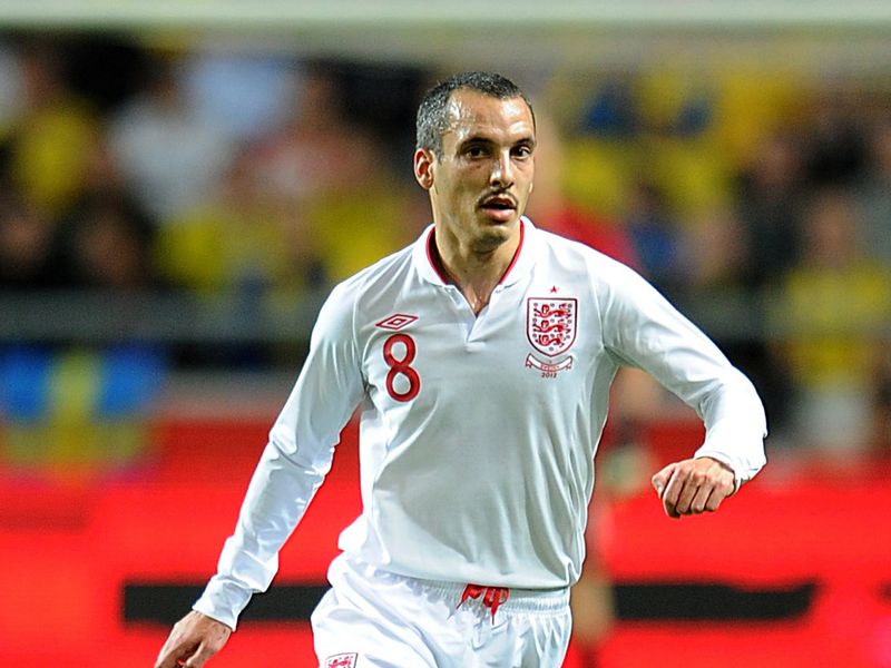 Leon Osman is also making his first appearance for his country