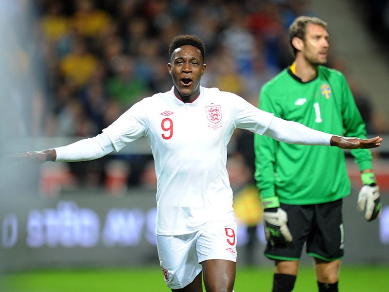 Danny Welbeck celebrates after levelling the scores