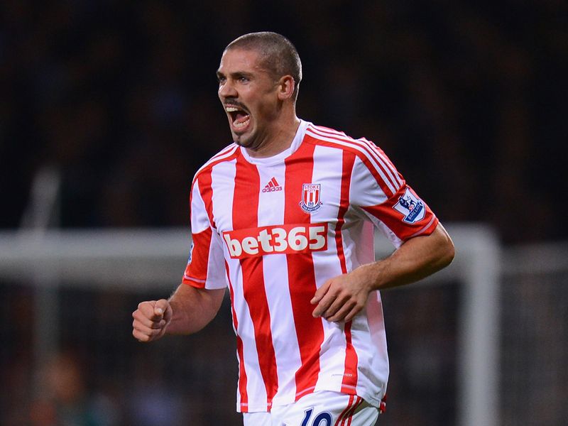 Walters celebrates after netting his second Premier League goal of the season.