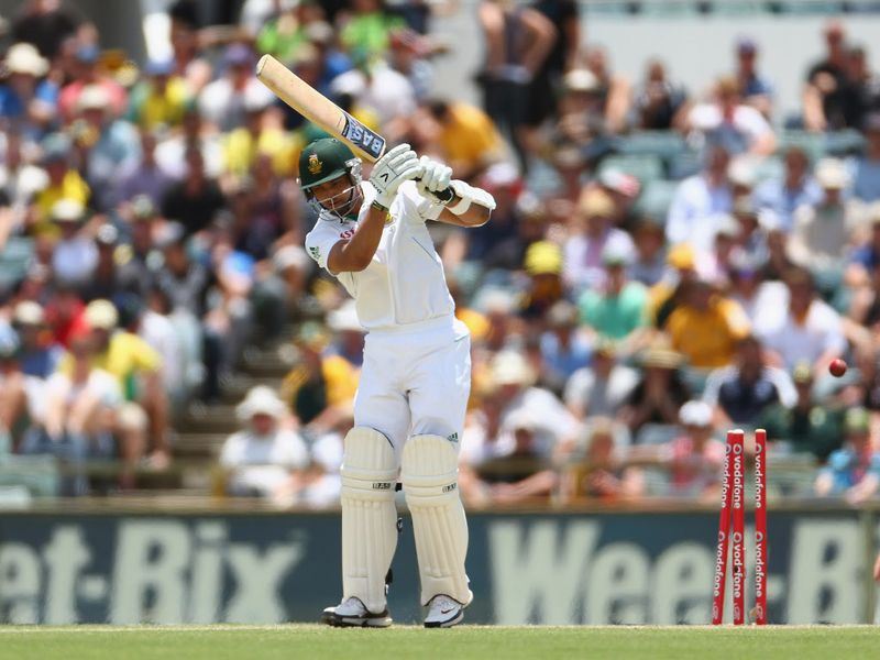 Alviro Petersen perished to some late in-swing.
