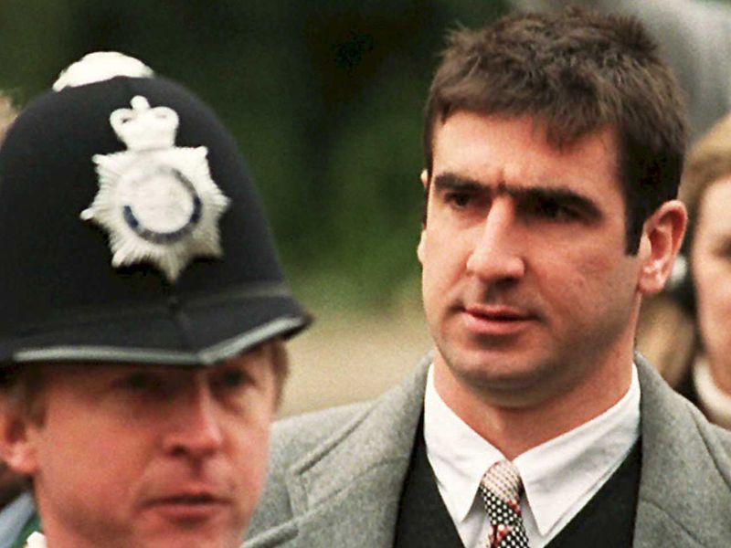 Here he is arriving at court for the attack.
