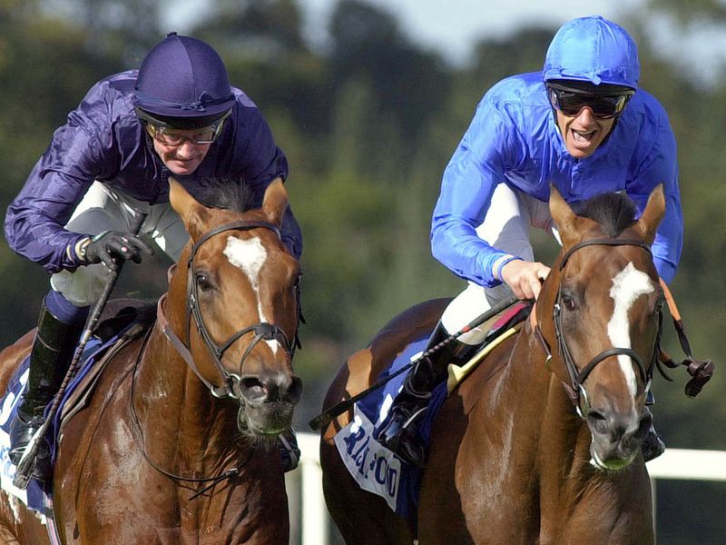 One of his great rides - Fantastic Light beats Galileo in an epic Irish Champion Stakes