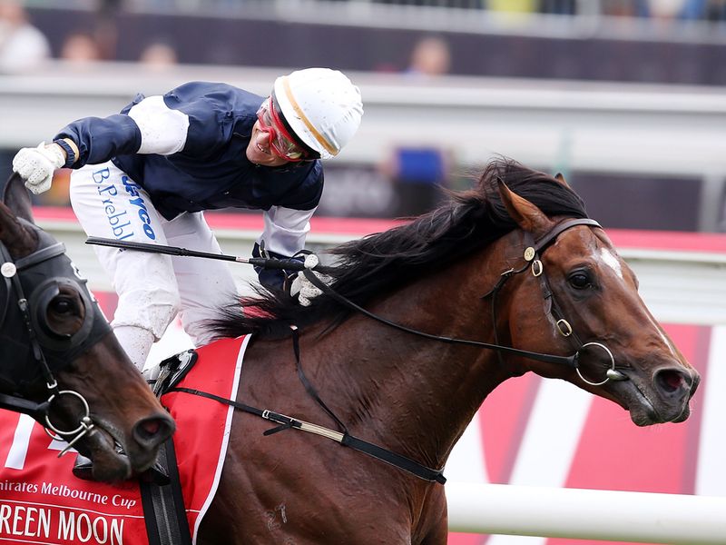 It's a big moment for winning rider Brett Pebble...