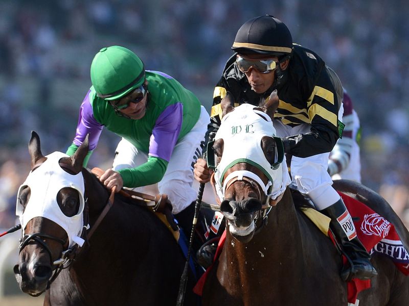 The two come close together and a stewards' inquiry is called...
