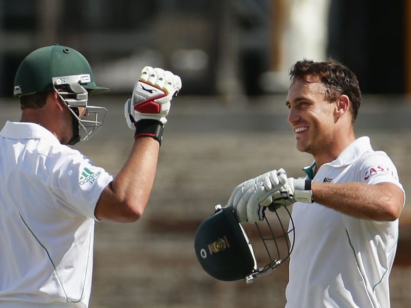 Kallis was quick to congratulate the debutant on his milestone.