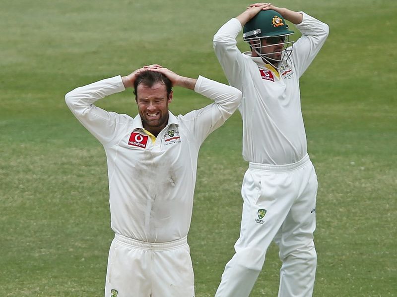 Australia grew increasingly frustrated.
