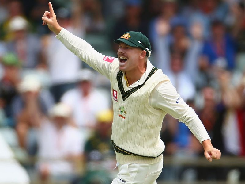 David Warner's direct-hit completed Hashim Amla's run-out.