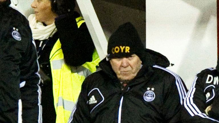 Craig Brown: Wet day at Pittodrie