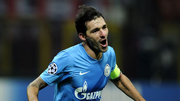Danny celebrates his winning goal against AC Milan