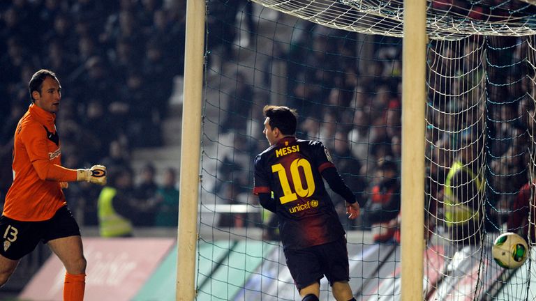 Lionel Messi: Bagged a brace in Copa del Rey win over Cordoba
