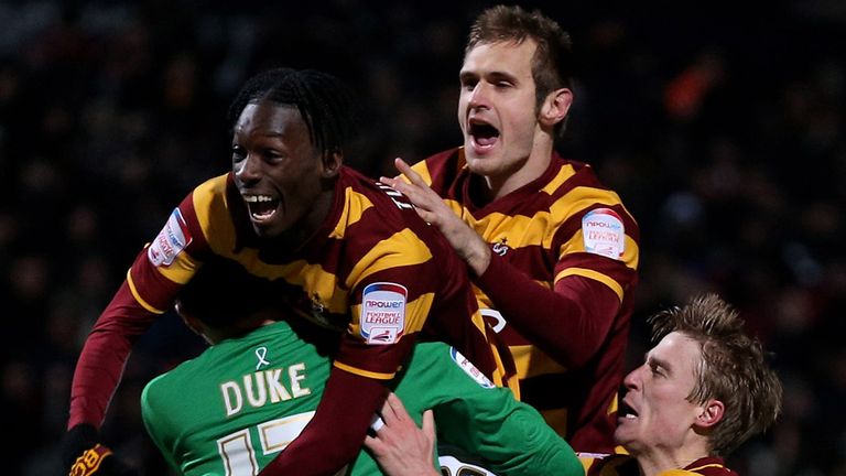 Matt Duke: Praised Bradford for their penalty shoot-out victory over Arsenal