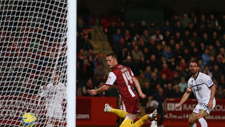Shaun Harrad: On the scoresheet for Town