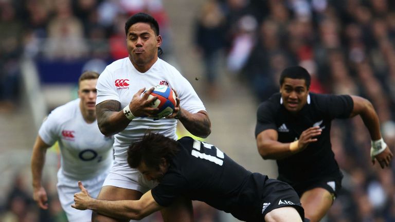 Manu Tuilagi in action against New Zealand