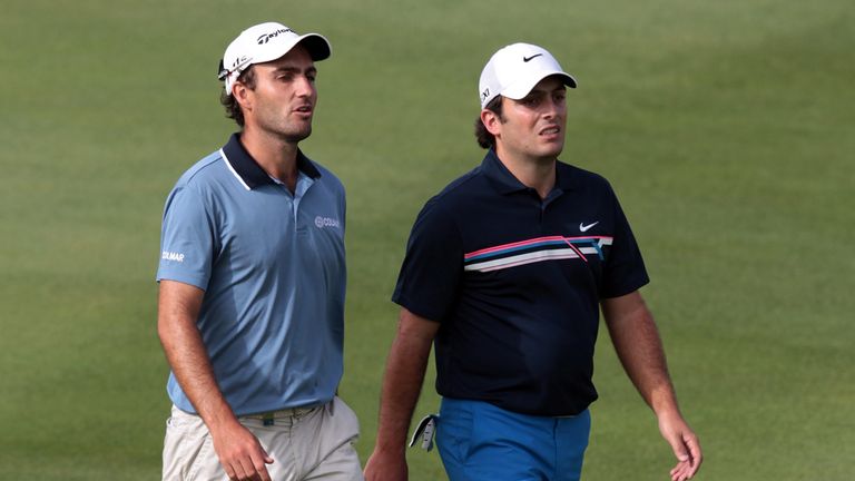 Edoardo and Francesco Molinari put the first European point on the board.