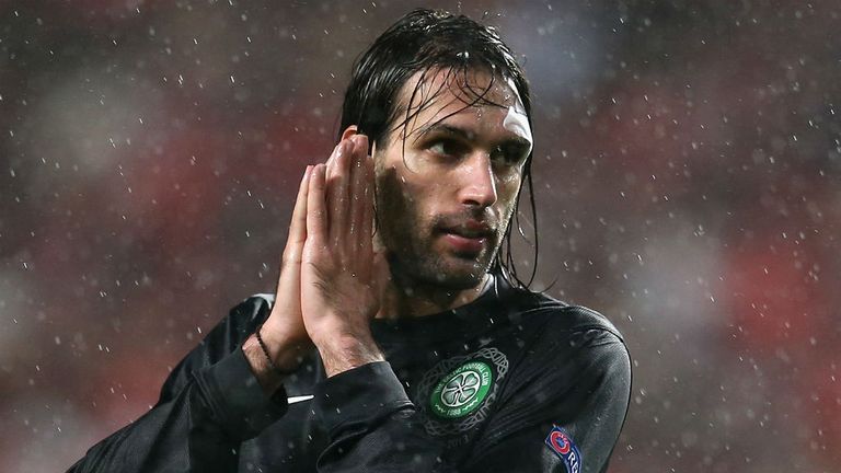 Georgios Samaras: Scored the equaliser for Celtic in Steaua friendly