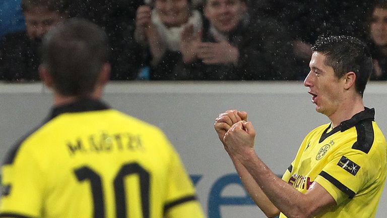 Robert Lewandowski: Scored as Dortmund won 3-1