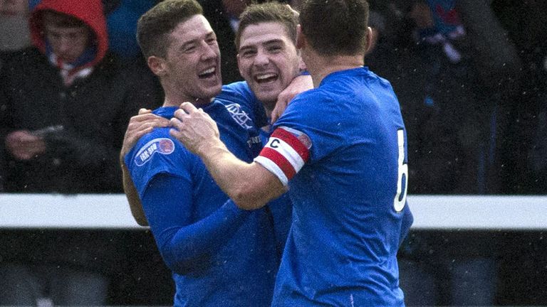 Kyle Hutton celebrates his goal with team-mates