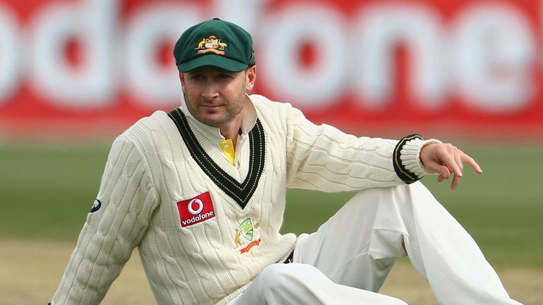 Michael Clarke: injured his hamstring in Hobart