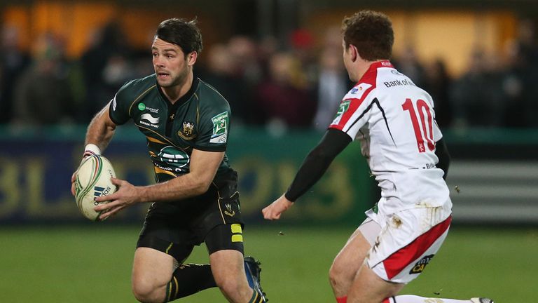 Ben Foden of Northampton and Ulster's Paddy Jackson