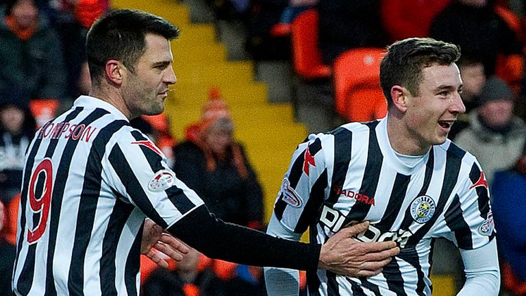Paul Dummet (r): Offered new deal by Newcastle but the subject of several clubs' interest after St Mirren loan spell