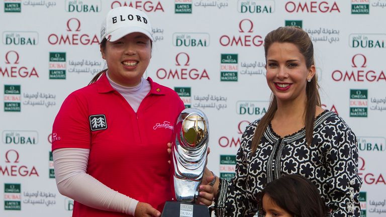 Shanshan Feng: secured the trophy with a closing 69
